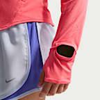 Haut de running à manches longues et col ras-du-cou Dri-FIT anti-UV Nike Swift pour femme