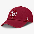 Oklahoma Natural Club Men's Jordan Brand College Adjustable Hat - Team Crimson