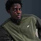 Vävd träningsjacka Nike Club i oversize-modell för män