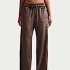 Nike Sportswear Women's High-Waisted Wide-Leg Velour Pants