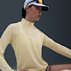 Haut de running deuxième couche Dri-FIT à 1/4 de zip Nike Trail pour femme