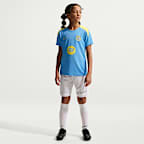 F.C. Barcelona Strike Fourth Older Kids' Nike Dri-FIT Football Short-Sleeve Top