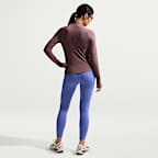 Nike Swift Dri-FIT UV løpeoverdel med glidelås i halsen til dame