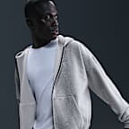 Hoodie de basquetebol Therma-FIT com fecho completo Nike Standard Issue para homem