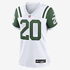 Jersey de fútbol americano Nike de la NFL Game para mujer Breece Hall New York Jets - Blanco