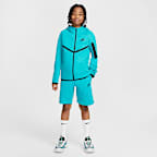 Shorts para niños talla grande Nike Tech Fleece