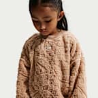 Conjunto de 2 piezas con leggings acampanados para niños talla pequeña Nike Cozy