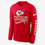 Kansas City Chiefs Rewind Men's Nike NFL Long-Sleeve T-Shirt - Red