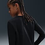 Playera de manga larga para niños grandes Nike Sportswear