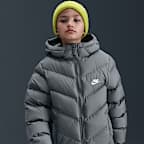Nike Sportswear All Day Play Older Kids' Therma-FIT Loose-Fit Mid-Length Puffer Jacket