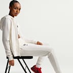 Pants de fútbol Nike de tiro medio para mujer USMNT Club Fleece