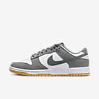 Nike Dunk Low Erkek Ayakkabısı - Beyaz/Light Iron Ore/Gum Light Brown/Smoke Grey