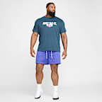 Shorts de básquetbol Nike de malla Dri-FIT de 13 cm para hombre