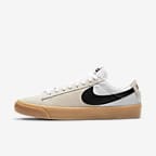 Nike SB Zoom Blazer Low Pro GT Skate Shoes - White/White/White/Black