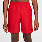 Shorts de vóleibol de 18 cm para niño Nike Swim Logo Tape Lap