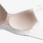 สปอร์ตบราผู้หญิงซัพพอร์ตระดับต่ำเสริมฟองน้ำดีไซน์ปรับเปลี่ยนได้ Nike Alate Minimalist