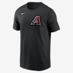 Playera Nike de la MLB para hombre Ketel Marte Arizona Diamondbacks Fuse - Negro