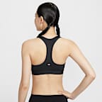 สปอร์ตบราผู้หญิงเสริมฟองน้ำ Nike Swoosh Medium Support