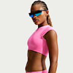 Nike Swim Women's Cropped Swim Top