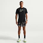 Nike Stride Dri-FIT ADV Realtree® rövid ujjú férfi futófelső