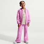 Nike Sportswear Club Fleece Sudadera con gorro de cierre completo para niños talla grande