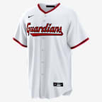 Shane Bieber Cleveland Guardians Men's Nike MLB Replica Jersey - White