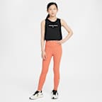 Nike One Dri-FIT-Leggings mit hohem Taillenbund für ältere Kinder (Mädchen)
