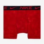 Ropa interior estampada para niños talla grande (paquete de 3) Nike Dri-FIT Essentials