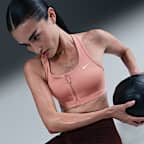 Nike Swoosh Front Zip Women's Medium-Support Padded Sports Bra