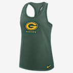 Green Bay Packers Hurry Up Women's Nike Dri-FIT NFL Racerback Tank Top - Green