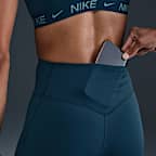Nike Universa Women's High-Waisted Full-Length Leggings with No Front Seam
