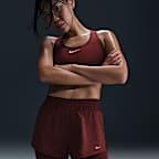 Shorts Dri-FIT 2 en 1 de tiro medio de 8 cm para mujer Nike One