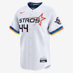 Yordan Álvarez Houston Astros City Connect Men’s Nike Dri-FIT ADV MLB Limited Jersey - White