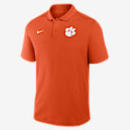 Clemson Victory Men's Nike Dri-FIT College Polo - Orange