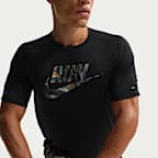 Nike Stride Dri-FIT ADV Realtree® rövid ujjú férfi futófelső