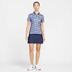 ナイキ ツアー ウィメンズ Dri-FIT ショートスリーブ プリント ゴルフポロ