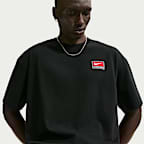 Haut en maille boxy à manches courtes Nike Life pour homme