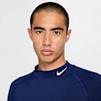 Nike Pro Men's Dri-FIT Fitness Mock-Neck Long-Sleeve Top