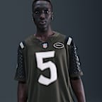 Garrett Wilson New York Jets Rivalries Collection Men's Nike Dri-FIT NFL Limited Jersey - Green