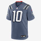 Drake Maye New England Patriots Rivalries Collection Men’s Nike NFL Game Jersey - Blue