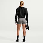 Nike Pro Women's Dri-FIT Crew-Neck French Terry Top
