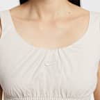 Nike Sportswear Chill Poplin 女款合身短版背心上衣