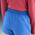 Nike One Big Kids' (Girls') Woven High-Waisted Shorts
