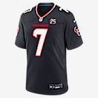 C.J. Stroud Houston Texans 25th Season Men's Nike NFL Game Jersey - Navy