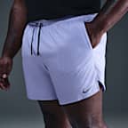 Shorts de correr Dri-FIT de 18 cm con forro de ropa interior para hombre Nike Stride