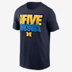 Michigan Campus Local Madness Men's Nike College T-Shirt - Navy