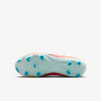 Nike Jr. Mercurial Superfly 10 Academy 'Kylian Mbappé' Younger/Older Kids' Multi-Ground High-Top Football Boot - Melon Tint/Igloo/Neo Turquoise