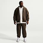 Sudadera con gorro de tejido Fleece de cierre completo para hombre Nike Solo Swoosh