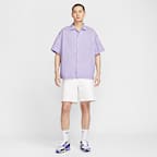 Nike Life Men's Linen Short-Sleeve Button Down