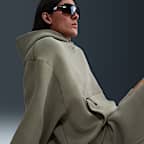 เสื้อมีฮู้ดผ้าฟลีซผู้ชาย Nike Tech